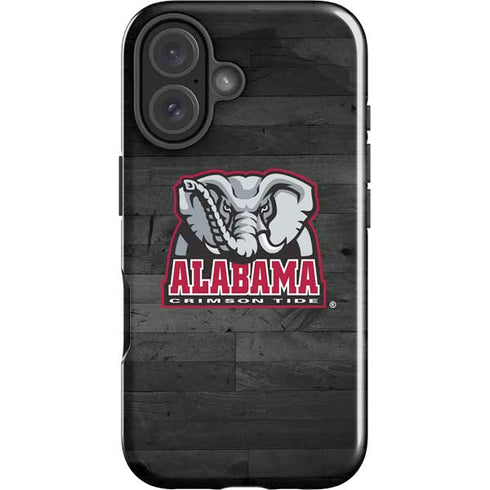 University of Alabama Basketball Wood iPhone 16 Plus Impact Case
